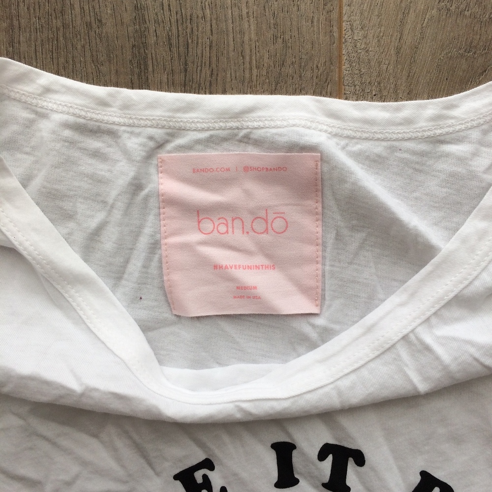 ban.do Cotton Make It Rain Rainbows Tank Top Shirt - Picture 5 of 6